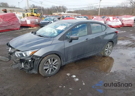 2021 Nissan Versa Sv Xtronic Cvt z USA, uszkodzony, nr VIN 3N1CN8EV7ML830326